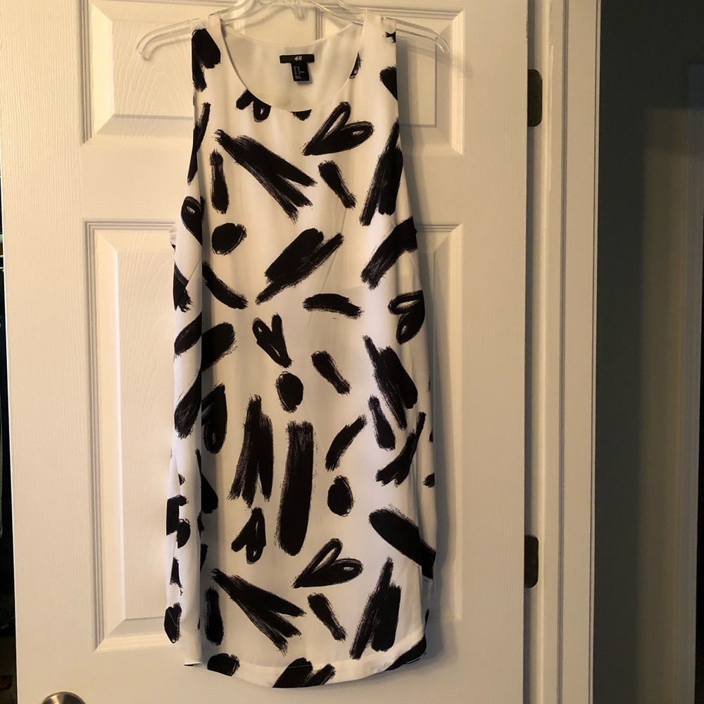H&M white dress size 10